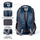 KIASH 22Liters Travel Laptop Backpack for Men & Women| Water Resistant & Dust Proof Backpack for Business & College | Backpack with Mesh Padding On Back & Shoulder Strap