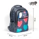 KIASH 31Liters Water-Resistant Polyester Backpack for School Boys & Girls with Padded Shoulder Straps | Stylish Printed Daypack Picnic Backpack for Kids