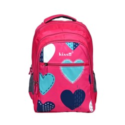 KIASH 31Liters Water-Resistant Polyester Backpack for School Boys & Girls with Padded Shoulder Straps | Stylish Printed Daypack Picnic Backpack for Kids