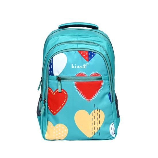 KIASH 31Liters Water-Resistant Polyester Backpack for School Boys & Girls with Padded Shoulder Straps | Stylish Printed Daypack Picnic Backpack for Kids