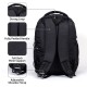 KIASH Travel Laptop Backpack for Men & Women| Water Resistant & Dust Proof Backpack for Business & College | Backpack BLACK