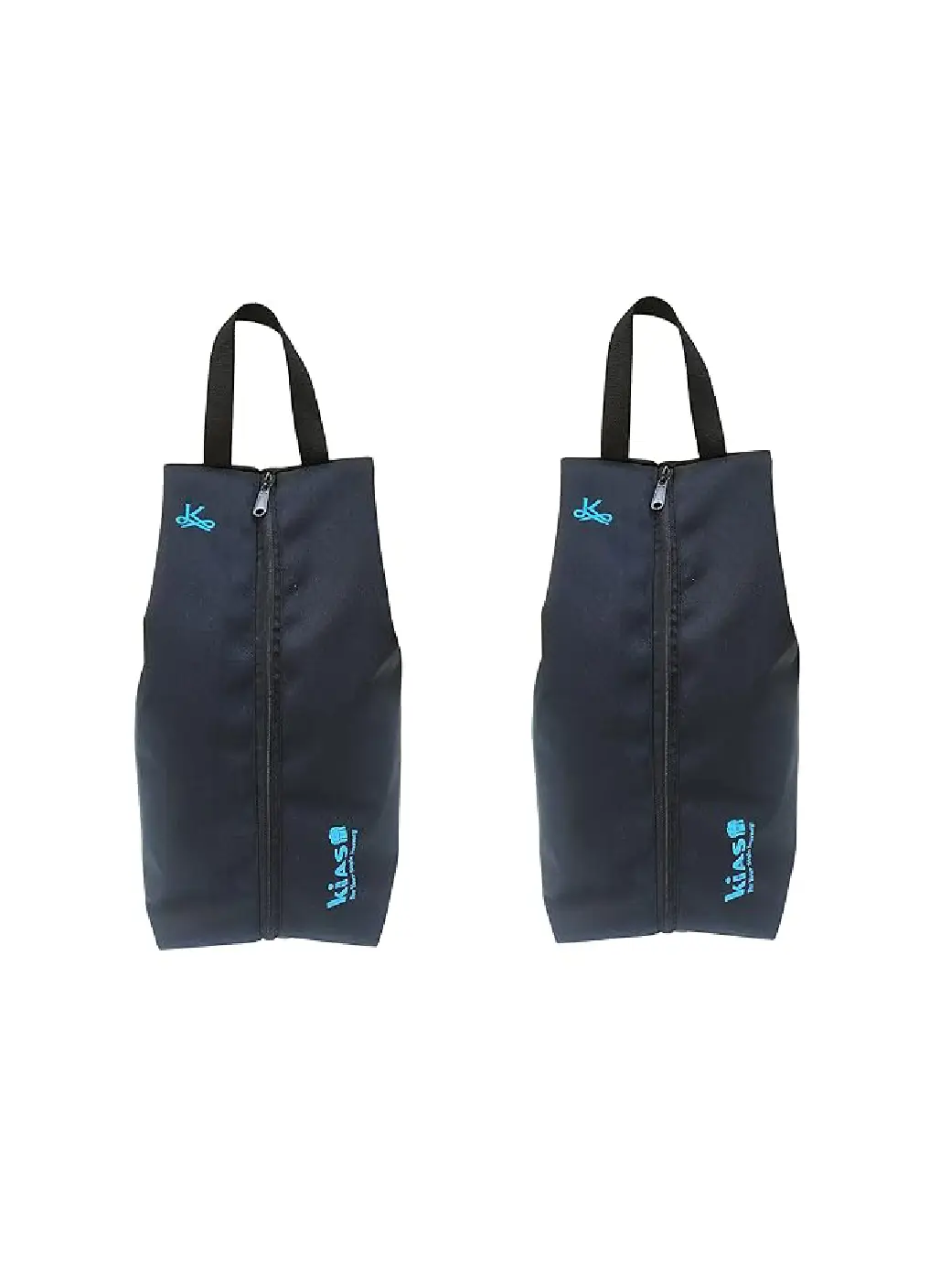 KIASH Shoe Bag for Men & Women | Travel Shoe Storage Bag with Zipper Closure | Lightweight Footwear Organizer for Shoes, Sandals & Slippers