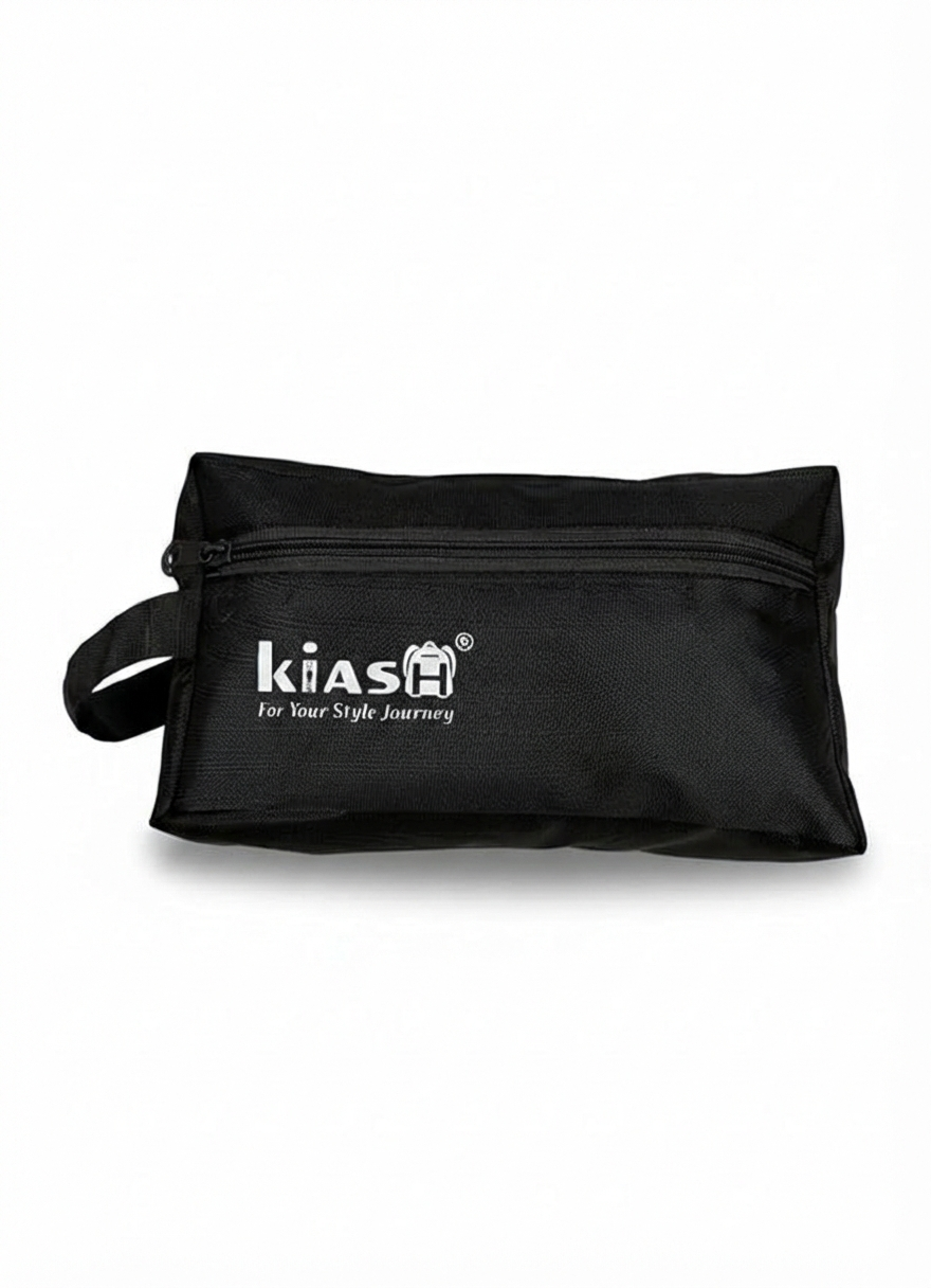 Toiletry Pouch for Men & Women | Travel Cosmetic Organizer Bag | Compact Zipper Pouch for Makeup, Grooming & Essentials