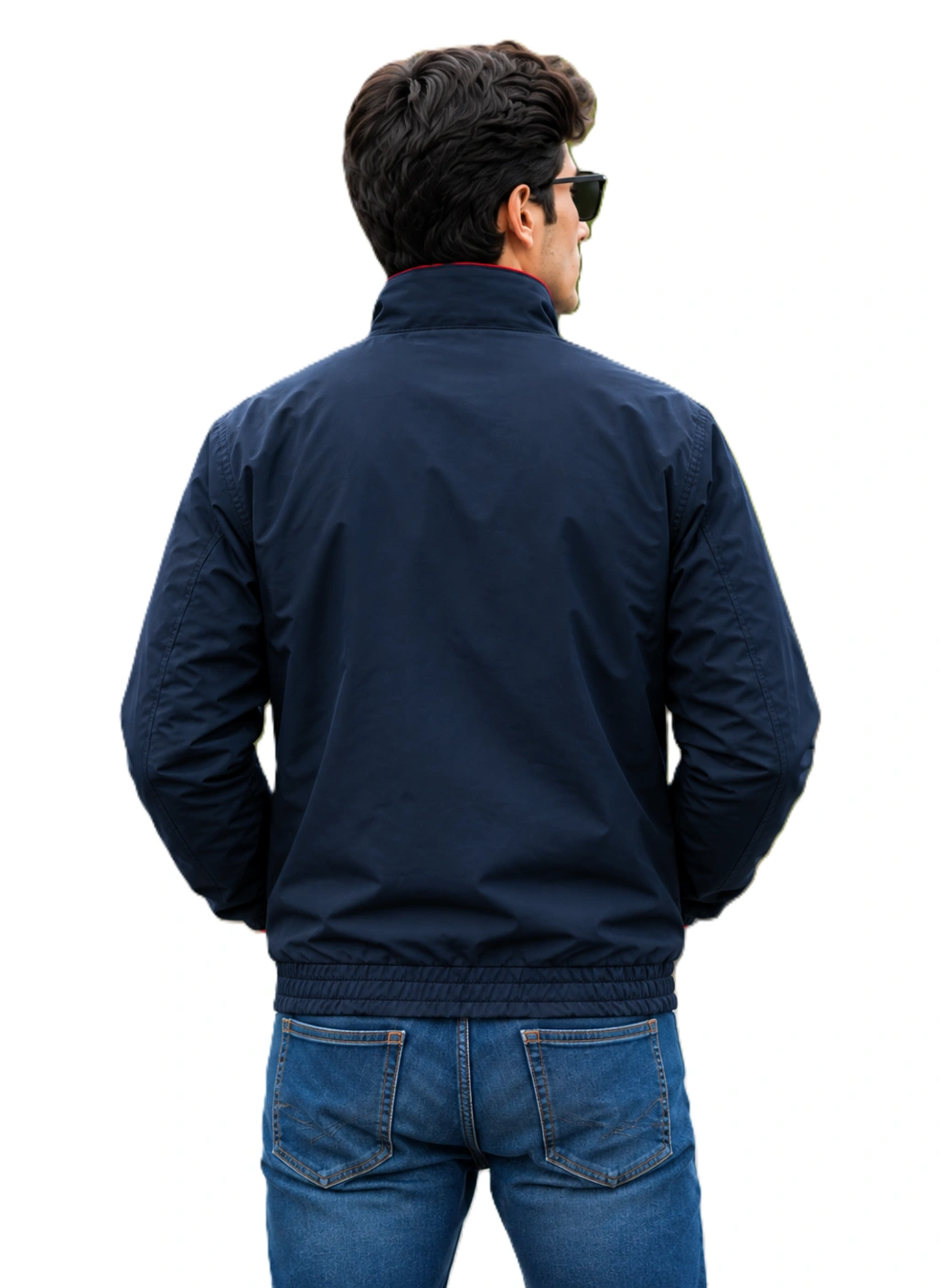 Navy Blue + Red