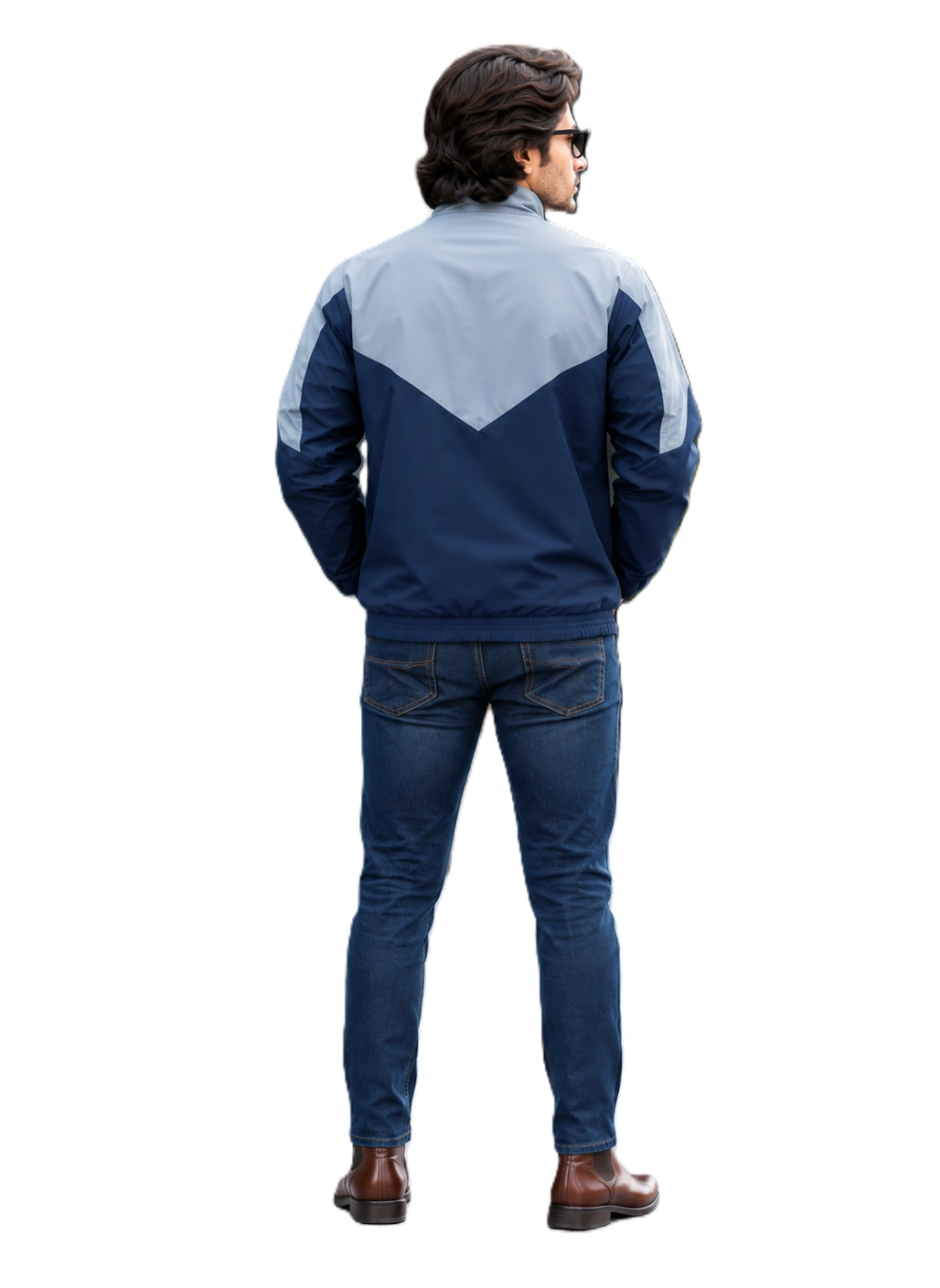 Navy Blue + Grey