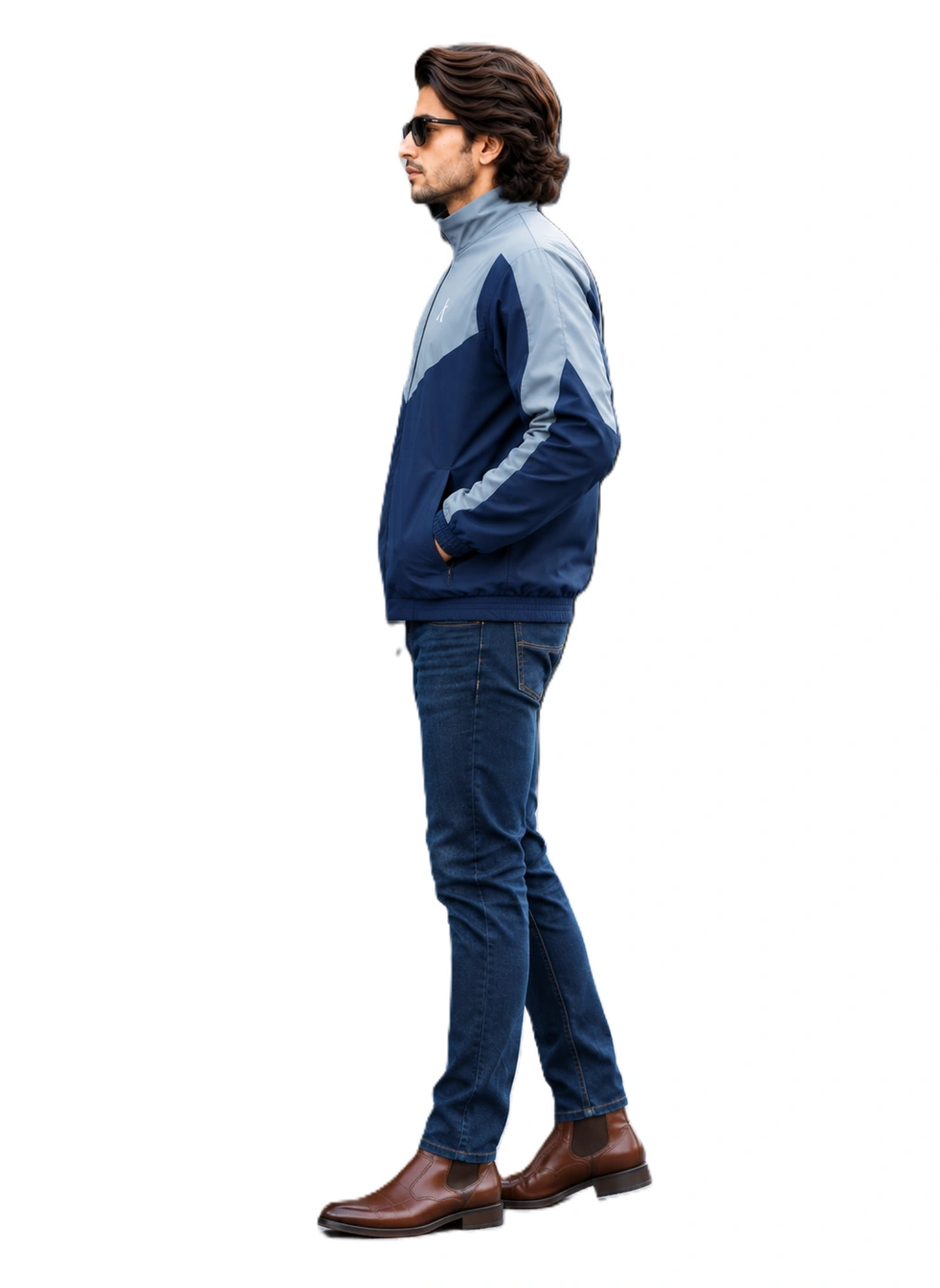 Navy Blue + Grey