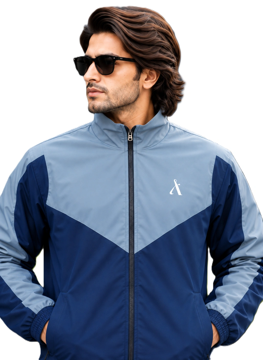 Navy Blue + Grey