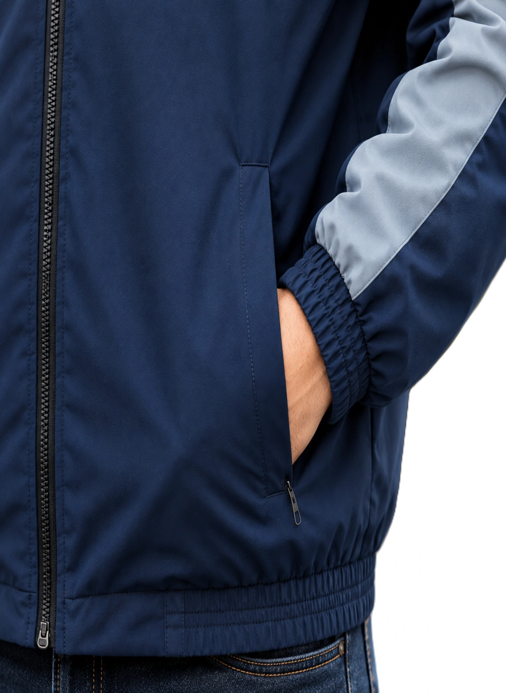 Navy Blue + Grey