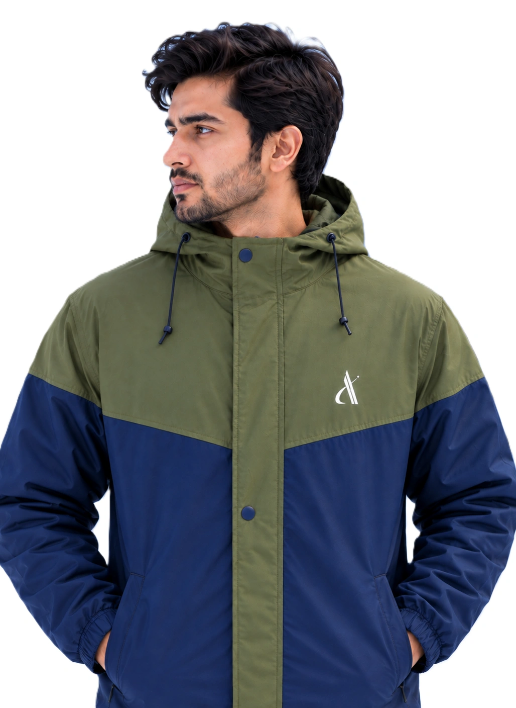 Navy Blue + Green