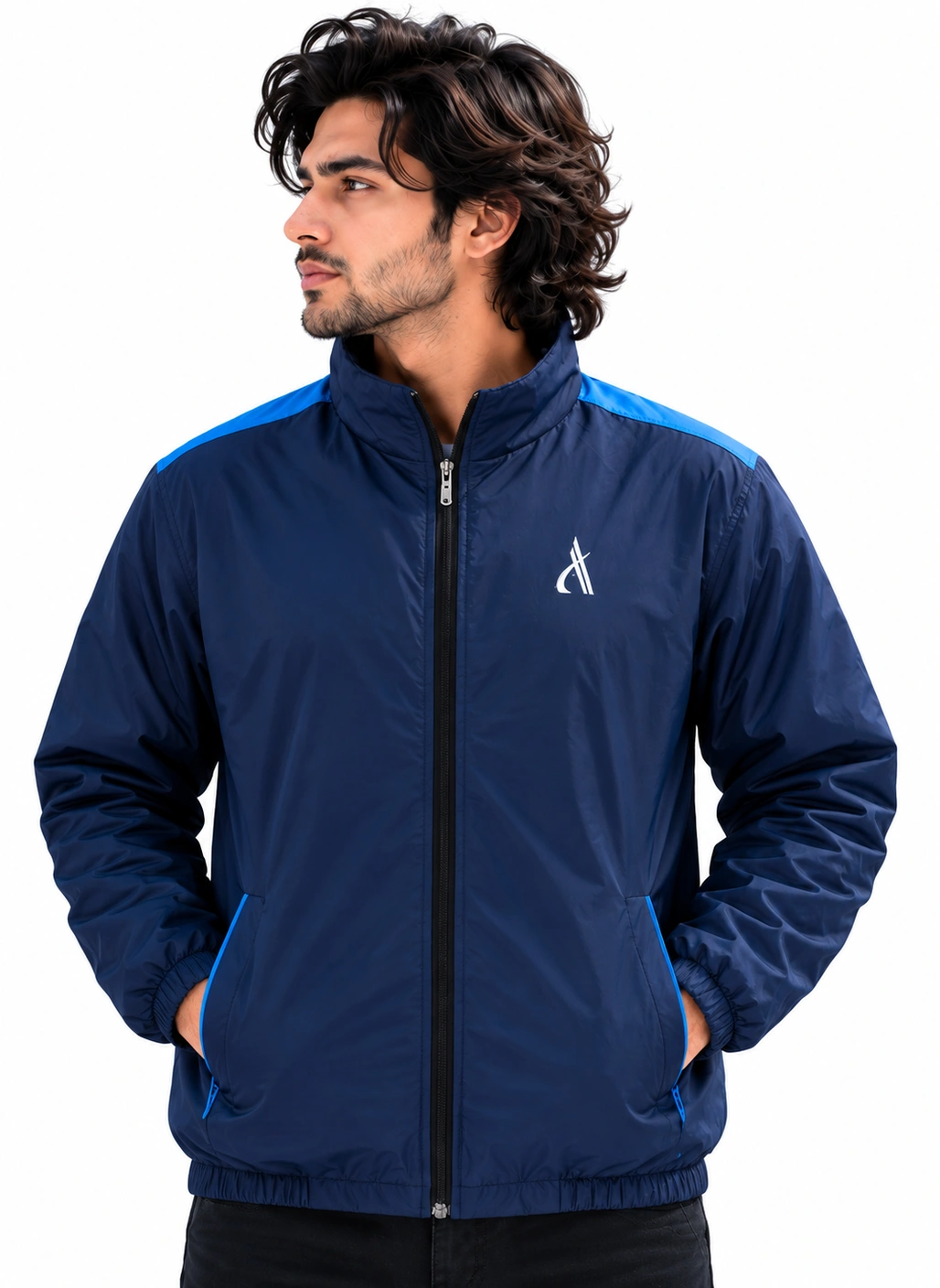 Navy Blue + Royal Blue