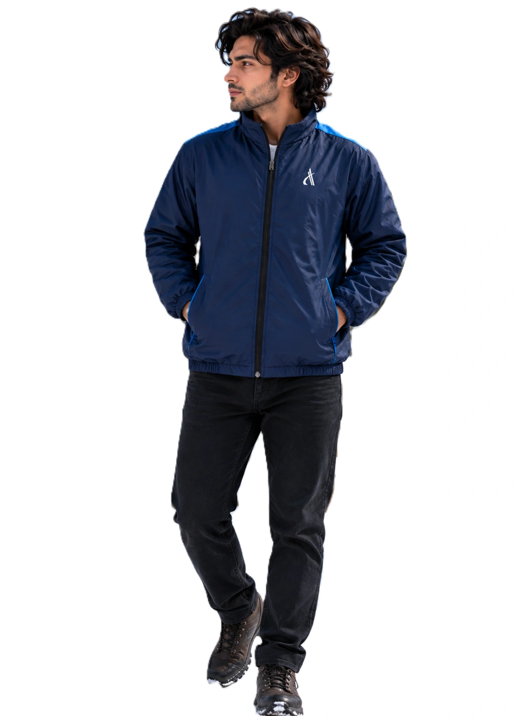 Navy Blue + Royal Blue